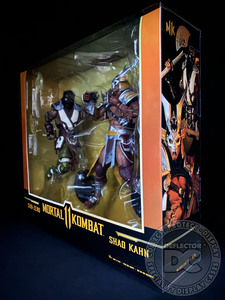 Mortal Kombat II 2 Pack Figure Folding Display Case