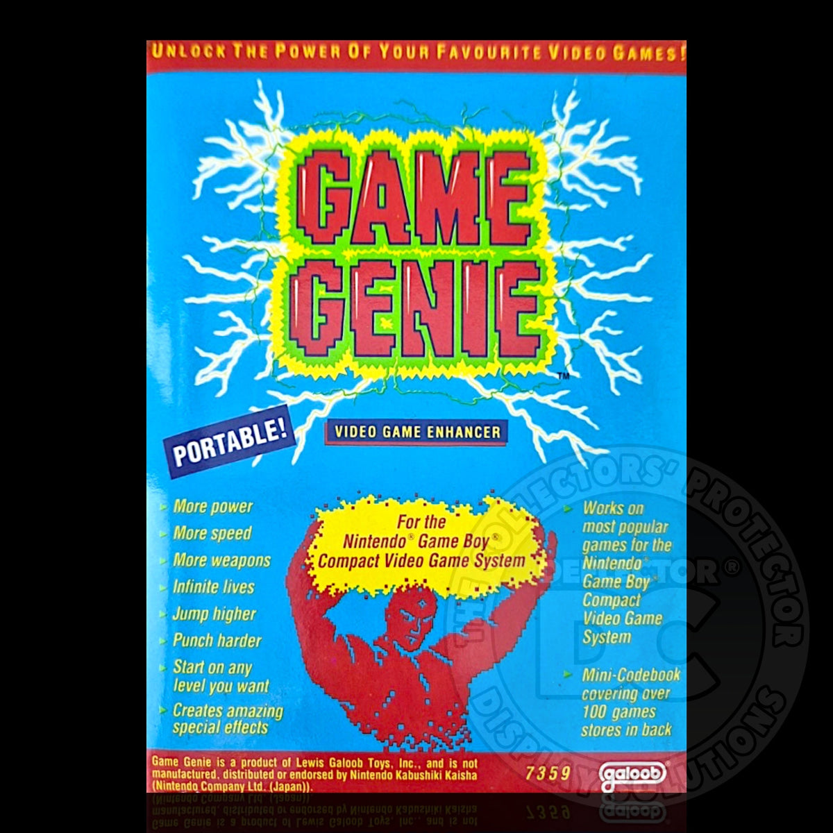 Nintendo GameBoy Game Genie Display Case