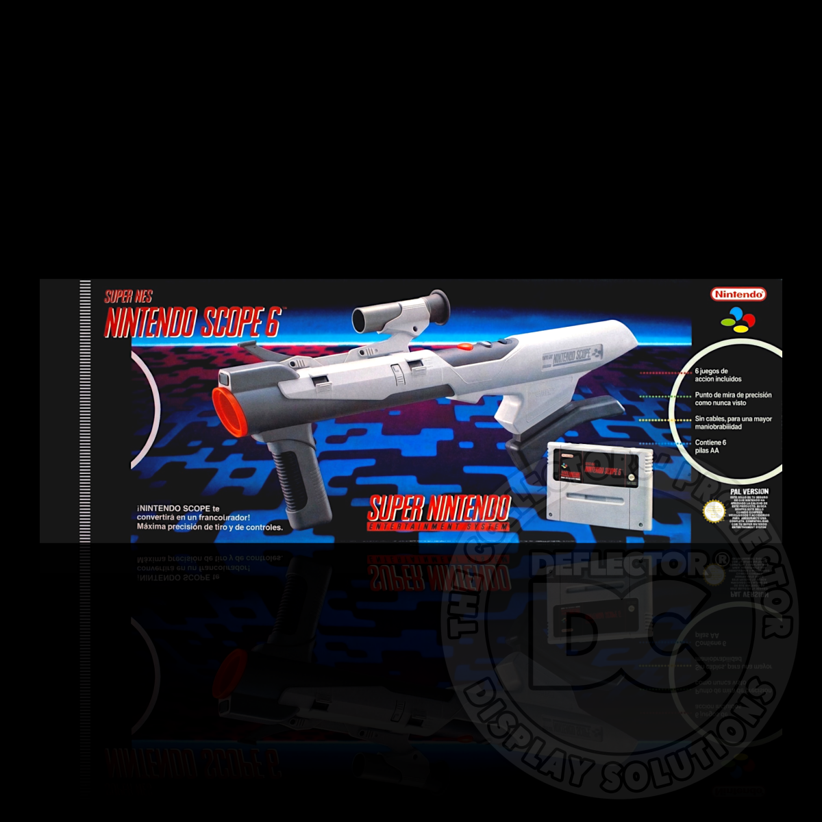 Nintendo SNES Super Scope 6 Display Case