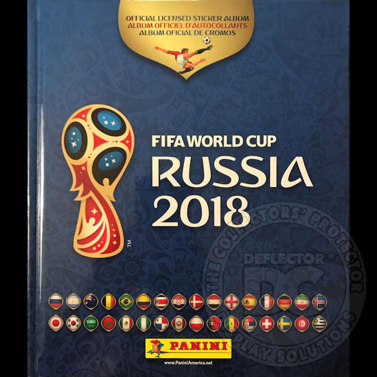 Panini Football World Cup Hardcover Sticker Album Display