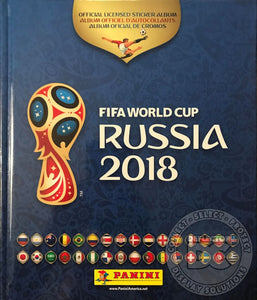 Panini Football World Cup Hardcover Sticker Album Display