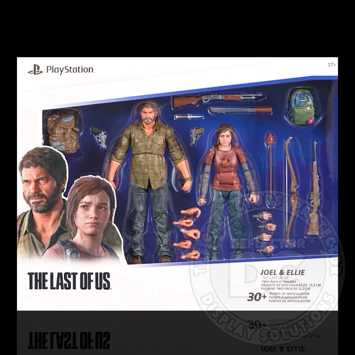 Playstation The Last of Us 2-Pack (Joel and Ellie) Display