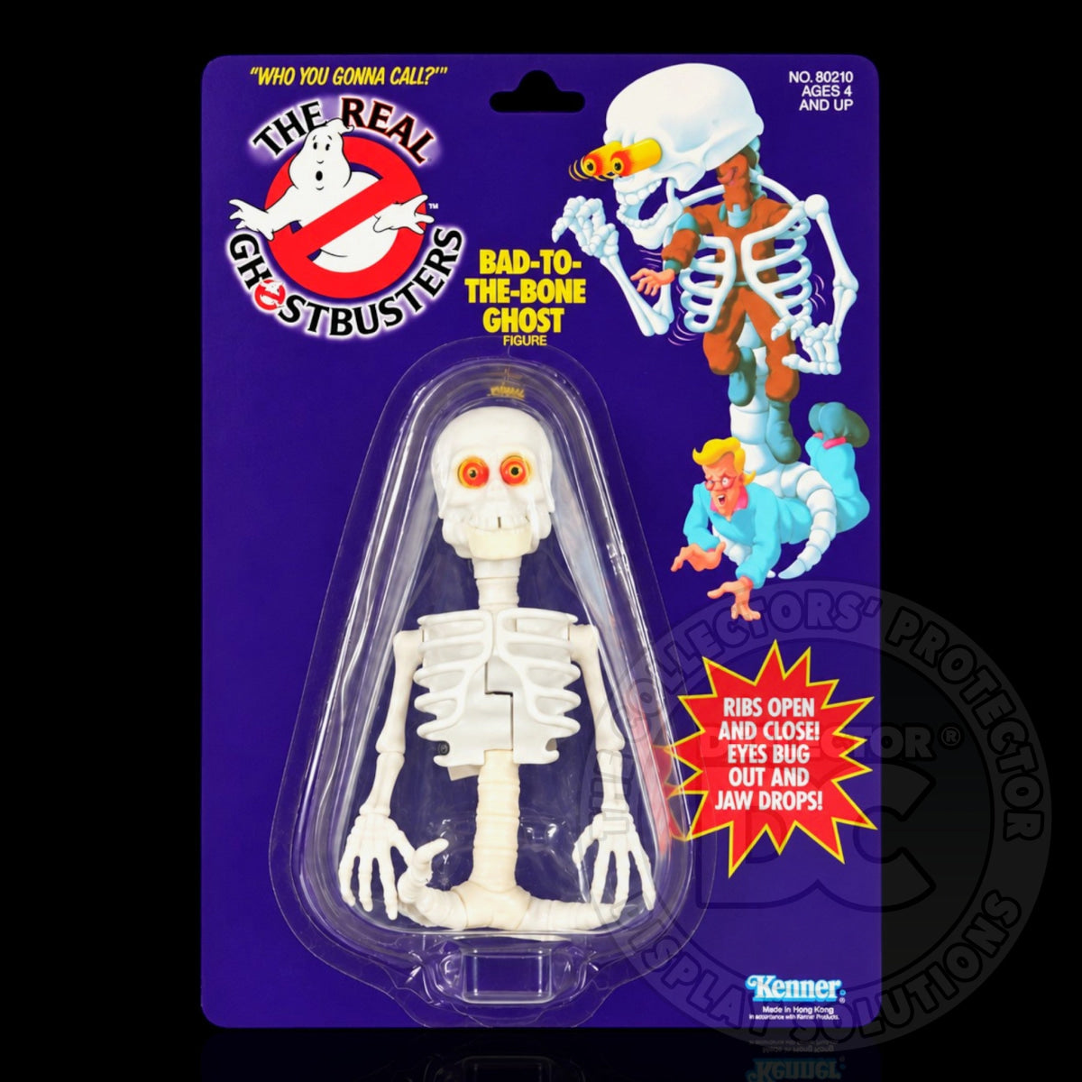 The Real Ghostbusters Bad To The Bone Ghost Figure Display