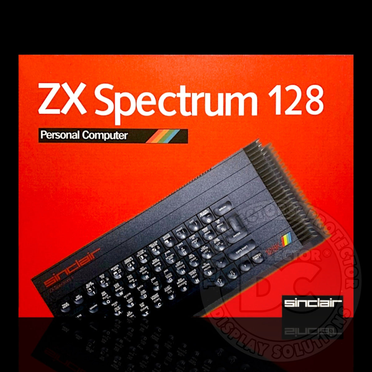Sinclair ZX Spectrum 128K Personal Computer Display Case