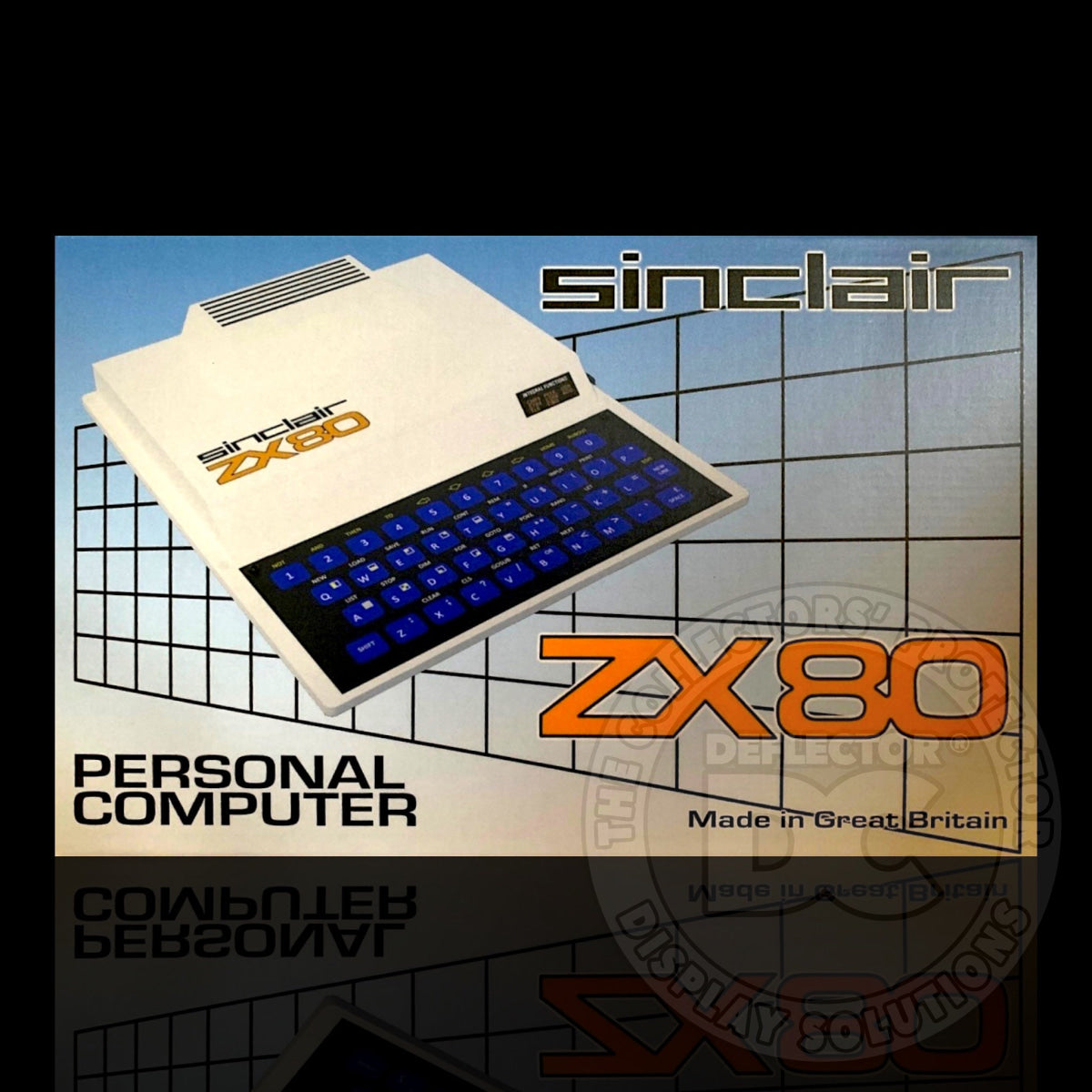 Sinclair ZX80 Personal Computer Display Case