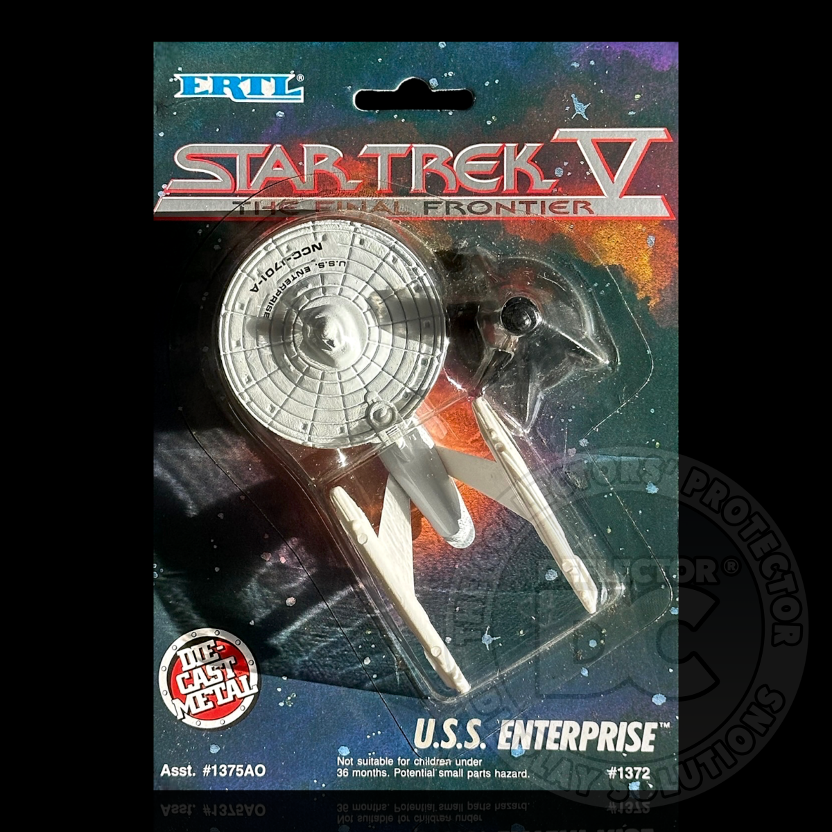 Star Trek V The Final Frontier U.S.S. Enterprise (ERTL) Die