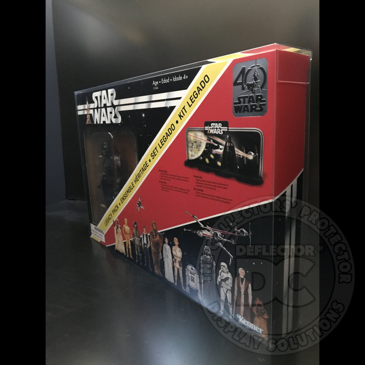 Star Wars 40th Anniversary Legacy Pack Figure Display Case