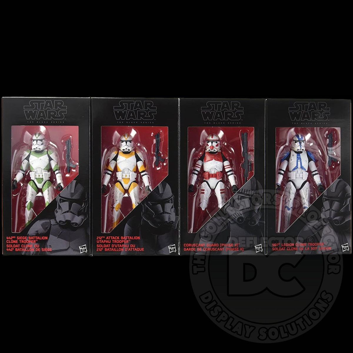 Star Wars The Black Series Order 66 Clone Trooper 4 Pack
