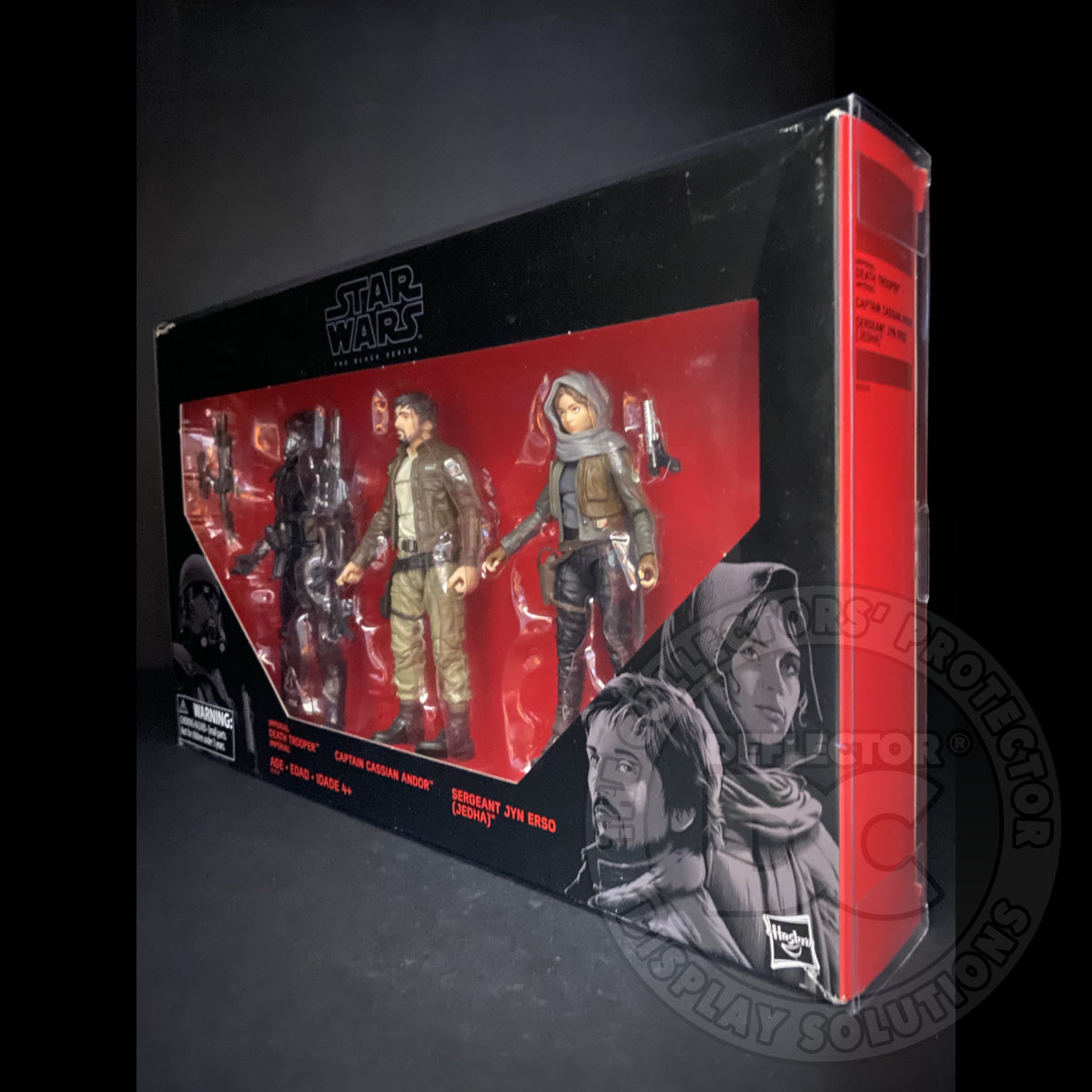 Star Wars The Black Series Rogue One 3 Pack Figure Display