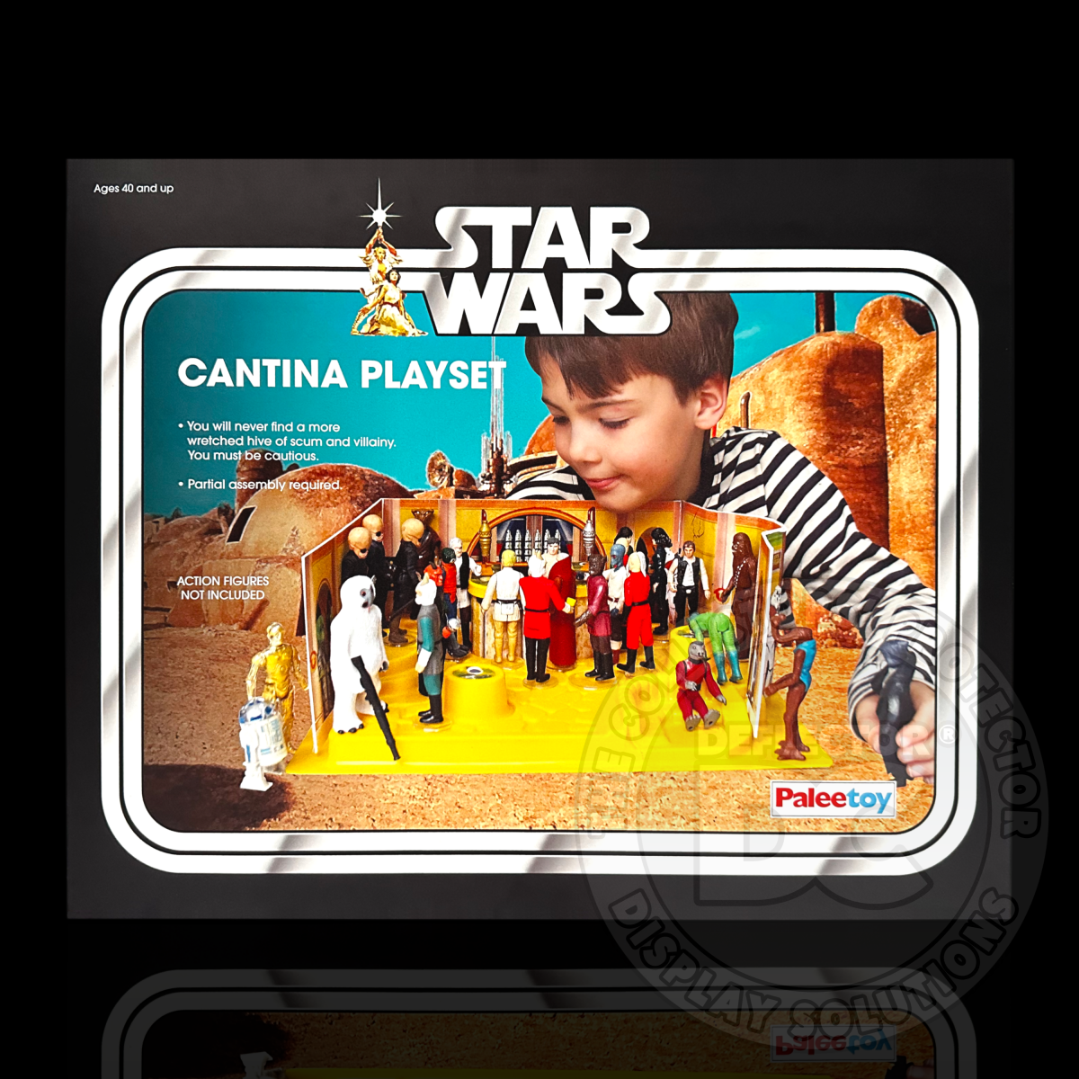 Star Wars Cantina Playset (Paleetoy) Display Case