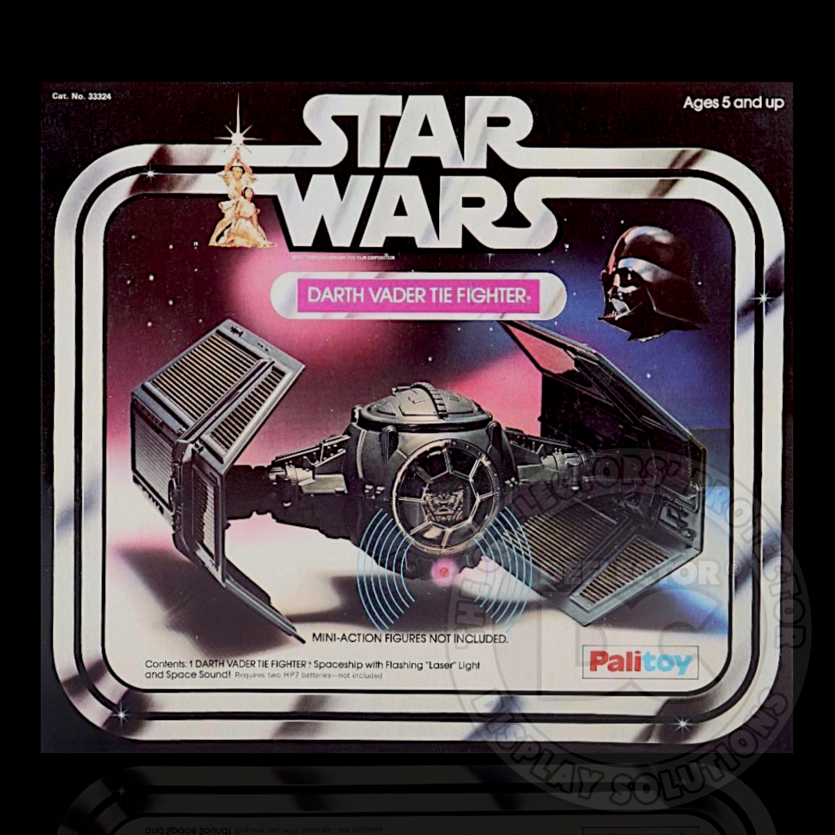 Star Wars Darth Vader Tie Fighter (Palitoy) Display Case
