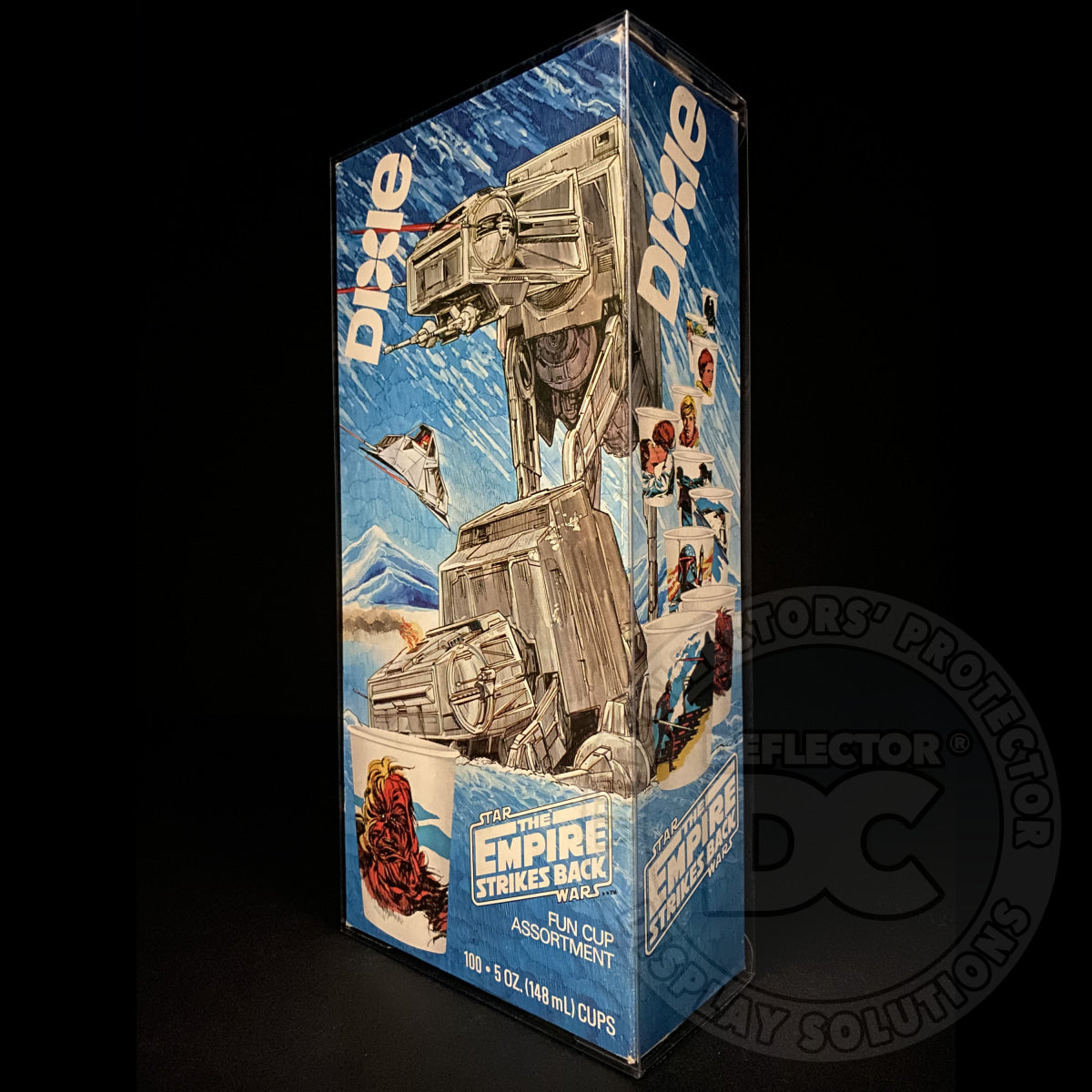 Star Wars Dixie Cup Box Folding Display Case