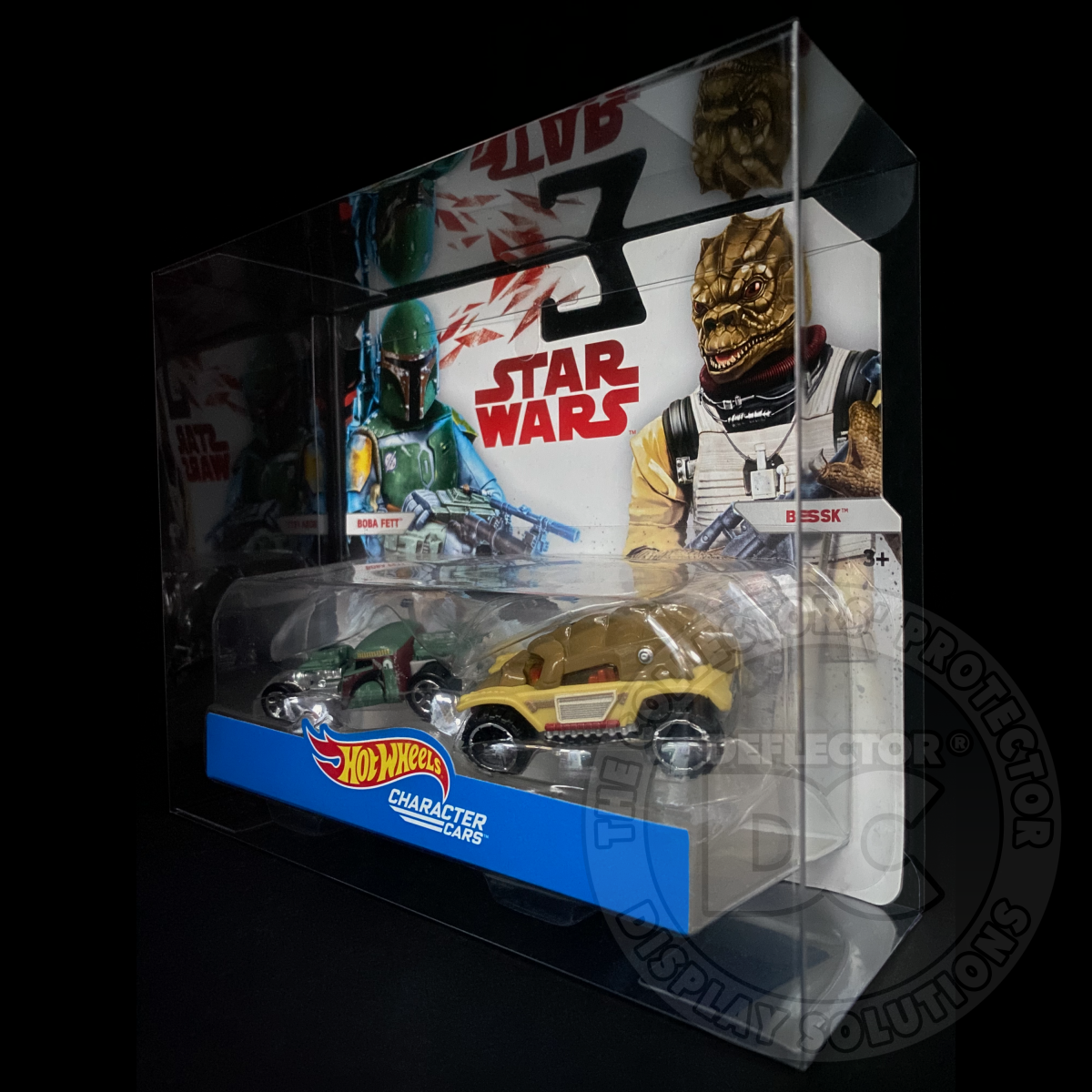 Star Wars Hot Wheels Character Cars 2 Pack Folding Display