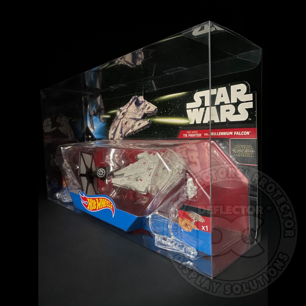 Star Wars Hot Wheels Starships 2 Pack Folding Display Case