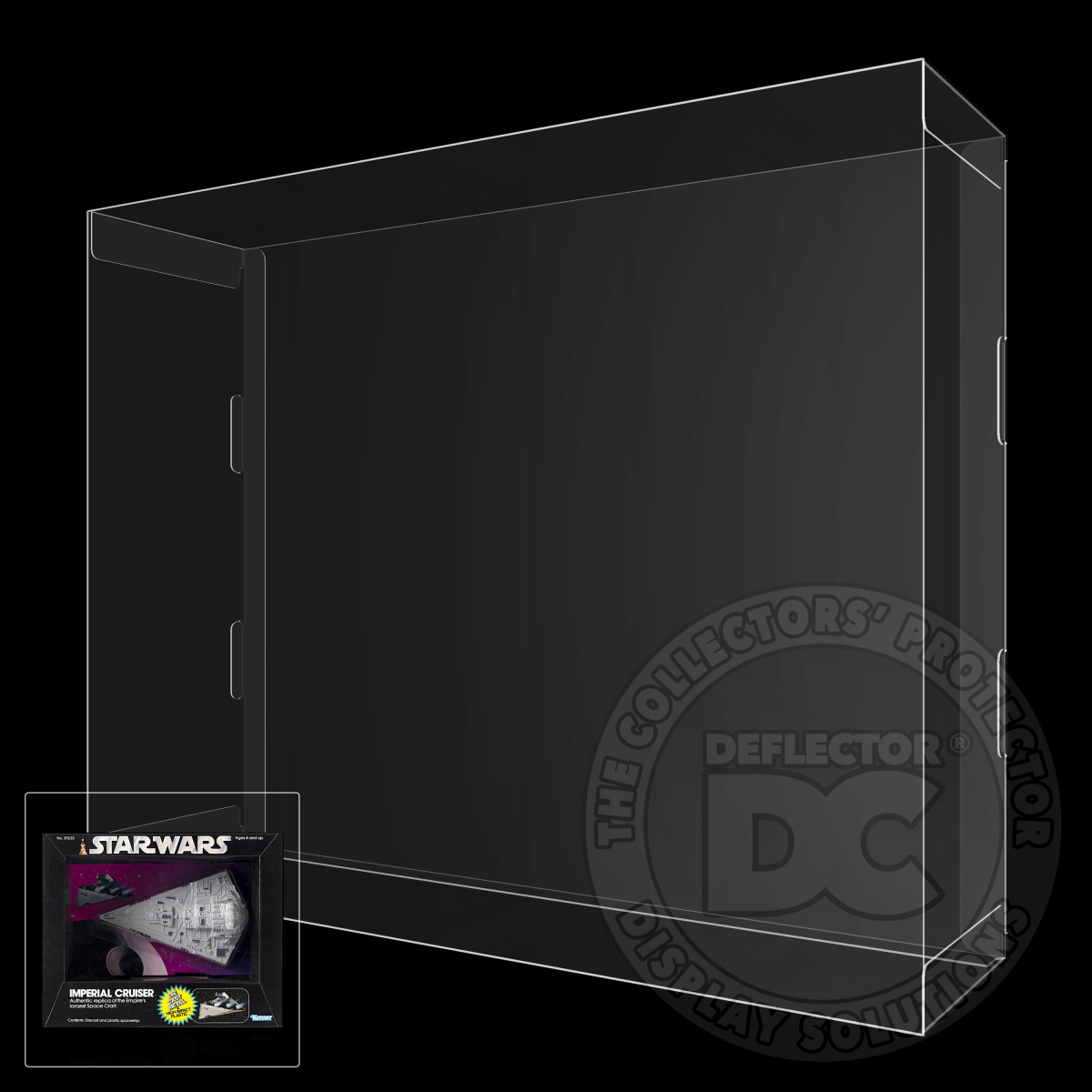 Star Wars Imperial Cruiser Die-Cast Vehicle Display Case