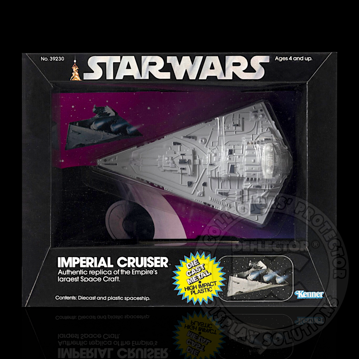 Star Wars Imperial Cruiser Die-Cast Vehicle Display Case