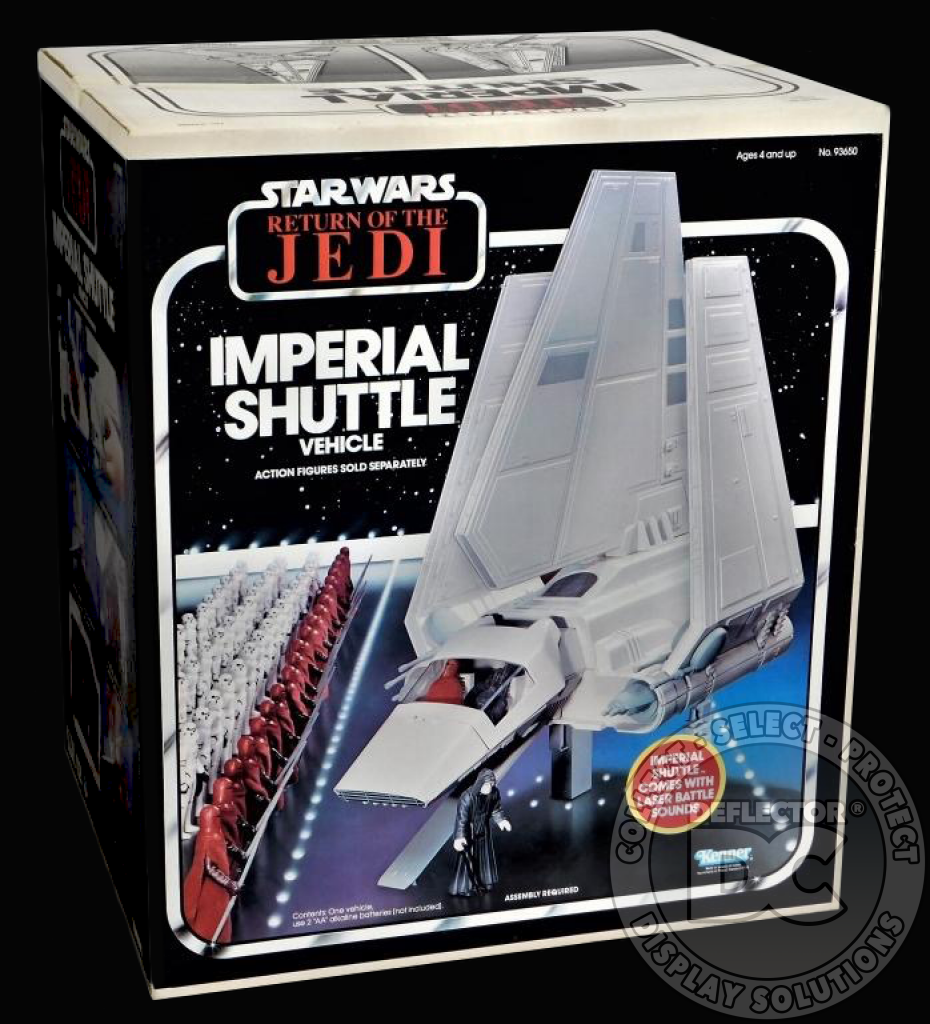 Star Wars Imperial Shuttle Vehicle (Kenner) Display Case