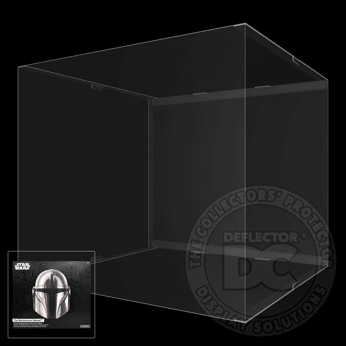 Star Wars The Mandalorian Voice-Changing Helmet Display Case