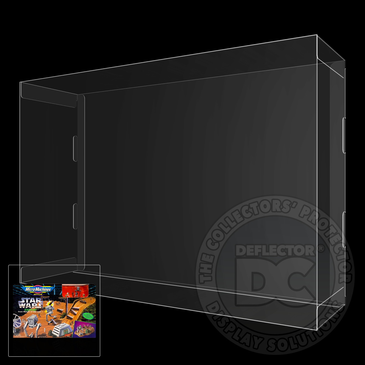 Star Wars Micro Machines Space Endor Playset Display Case