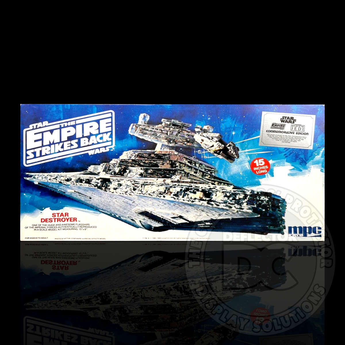 Star Wars MPC ERTL Star Destroyer Model Kit Display Case