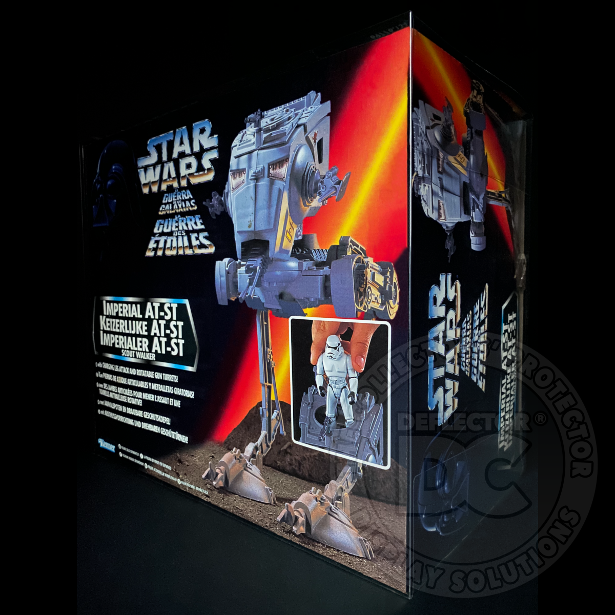 Star Wars The Power Of The Force Imperial AT-ST Folding