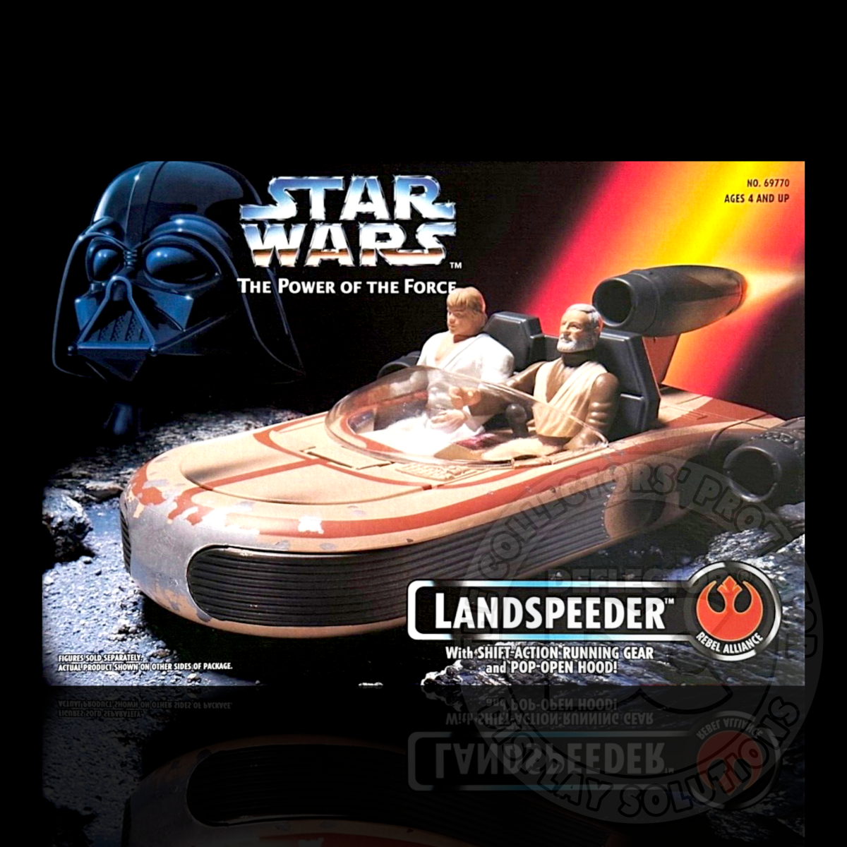 Star Wars The Power Of The Force Landspeeder Display Case