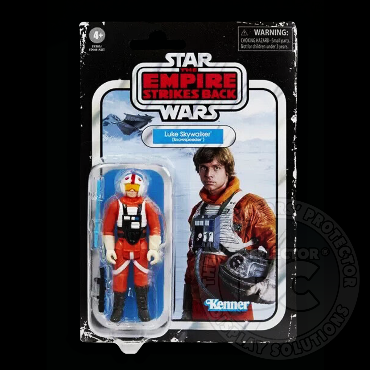 Star Wars Retro Collection (The Empire Strikes Back) Hoth Ice Planet Adventure Game Display Case Luke Skywalker