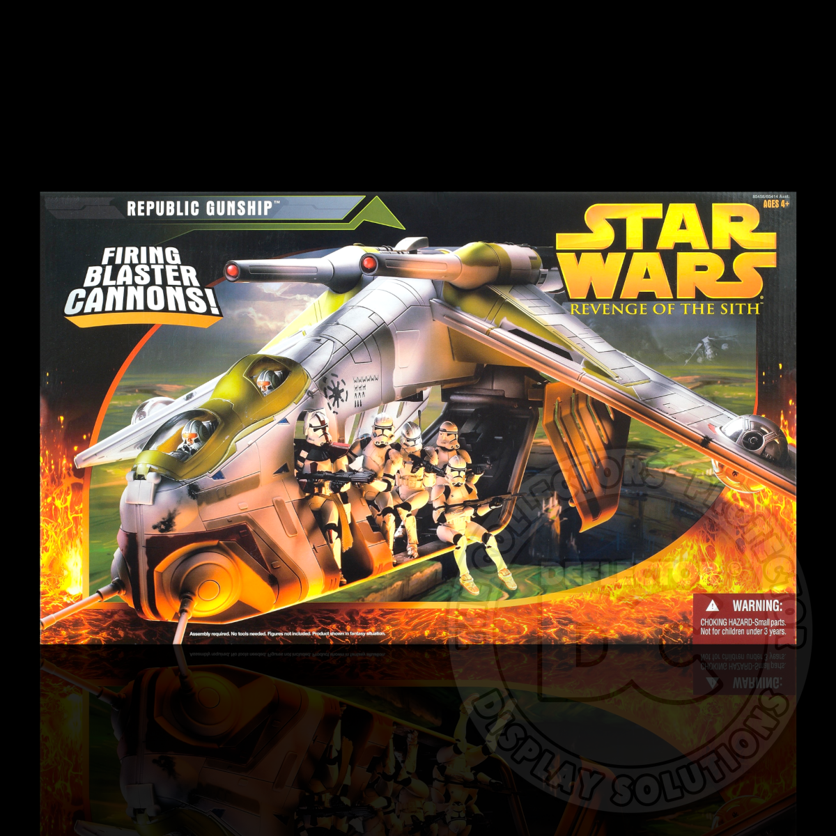 Star Wars Revenge of the Sith Republic Gunship Display Case