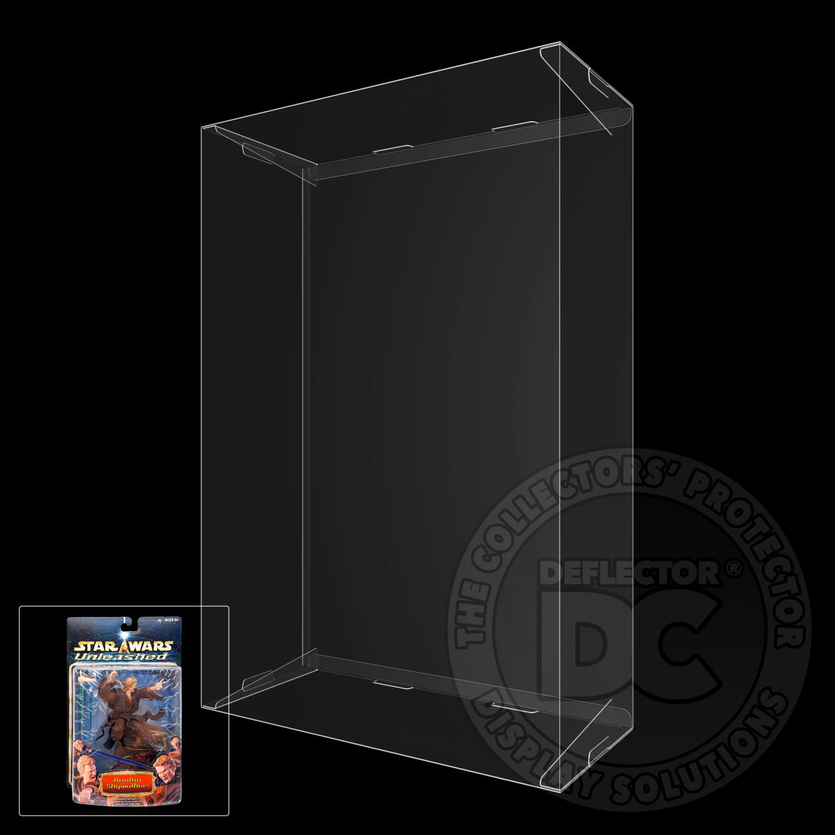 Star Wars Unleashed (2002) Figure Display Case