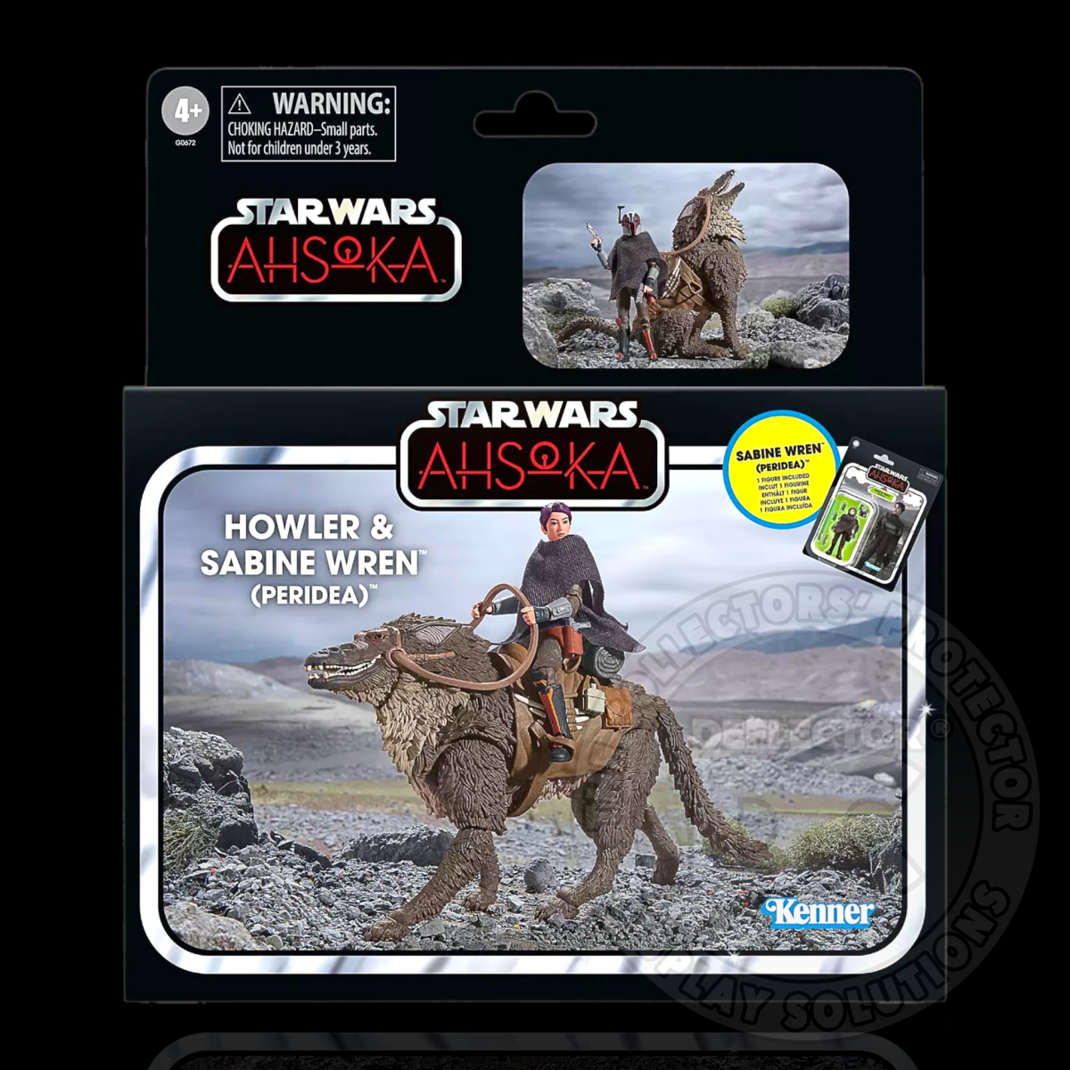 Star Wars The Vintage Collection Howler & Sabine Wren (Peridea) Figure Display Case Folding Display Case