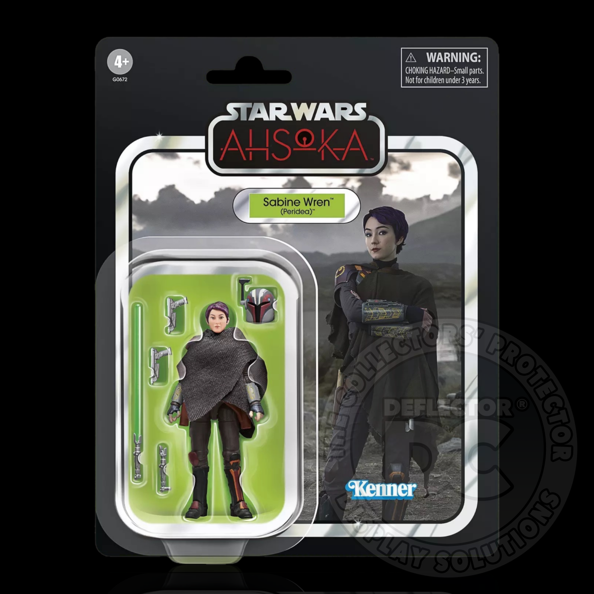 Star Wars The Vintage Collection Sabine Wren (Peridea) Deluxe Figure Display Case