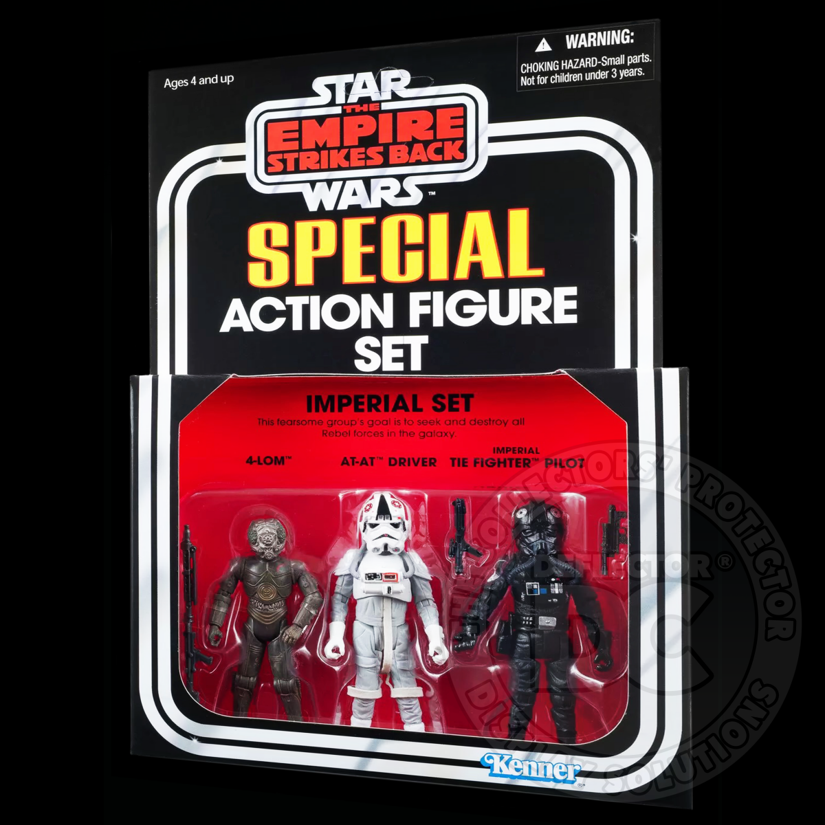 Star Wars The Vintage Collection Special Action Figure Set Display Case Short Card / DELUXE 600µm Folding Display Case