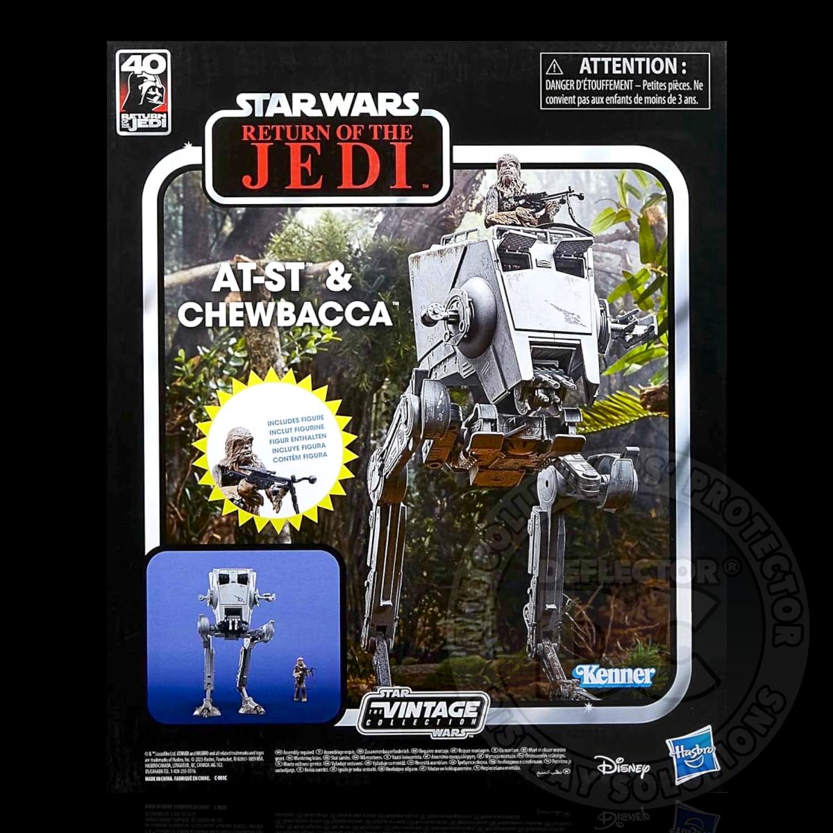 Star Wars The Vintage Collection AT-ST & Chewbacca Display