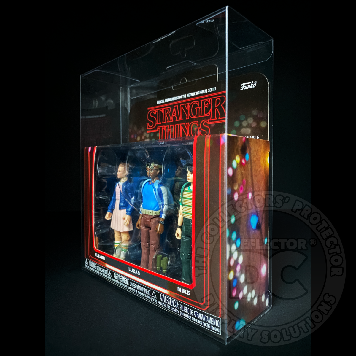 Stranger Things Funko 3 Pack Figure Folding Display Case