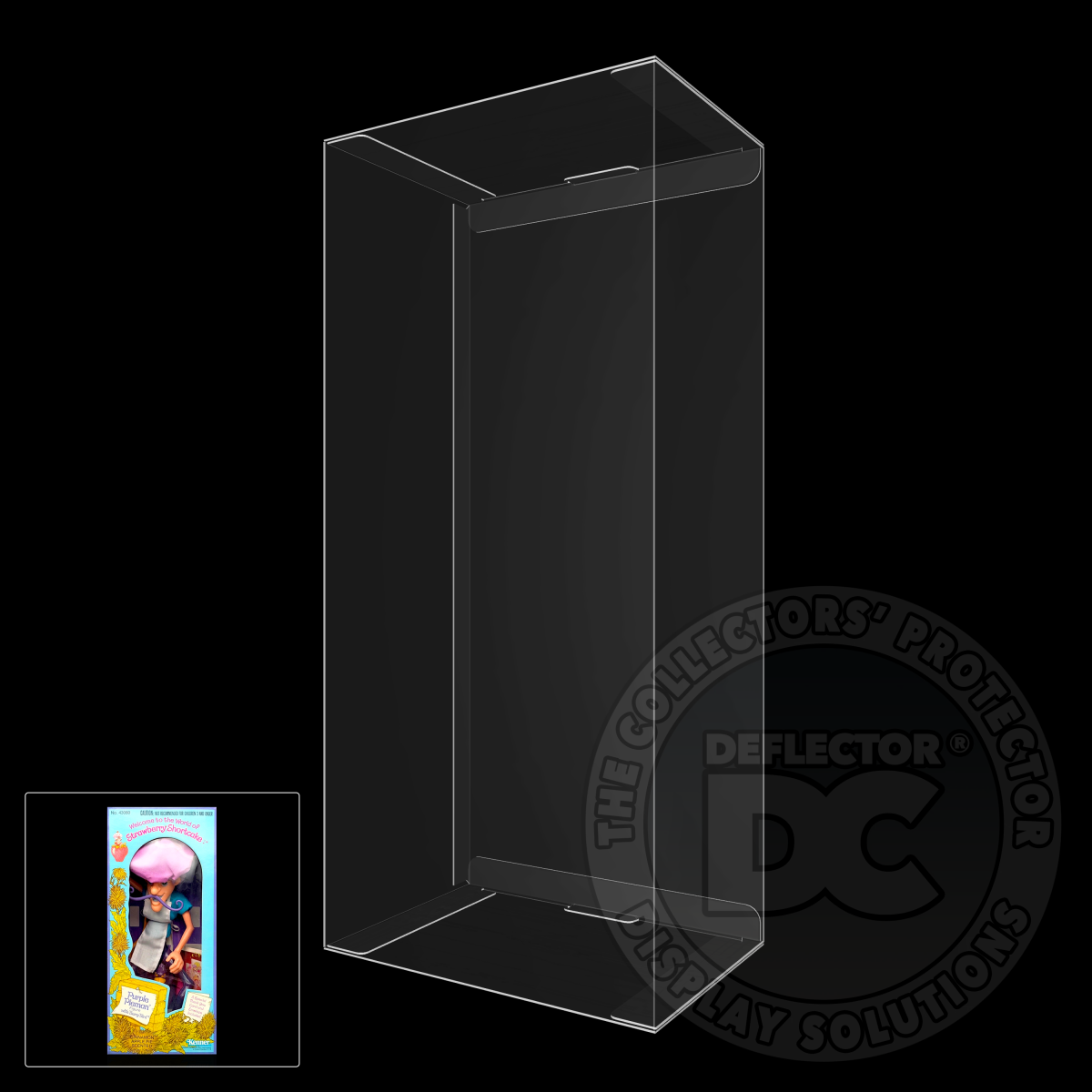 Strawberry Shortcake Purple Pieman Figure Display Case