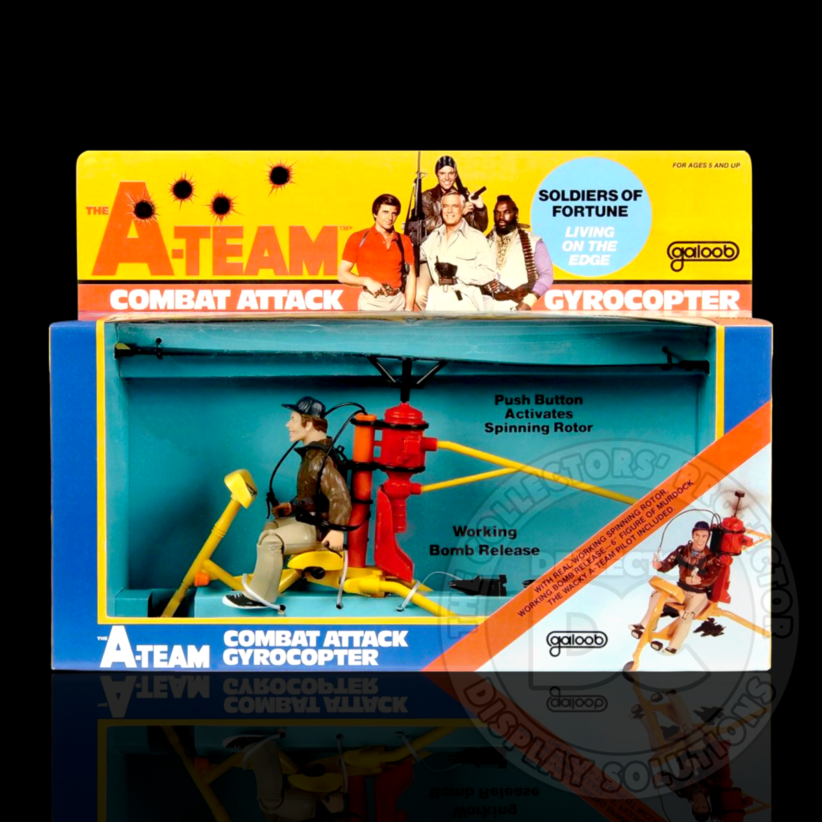 The A-Team Combat Attack Gyrocopter Display Case