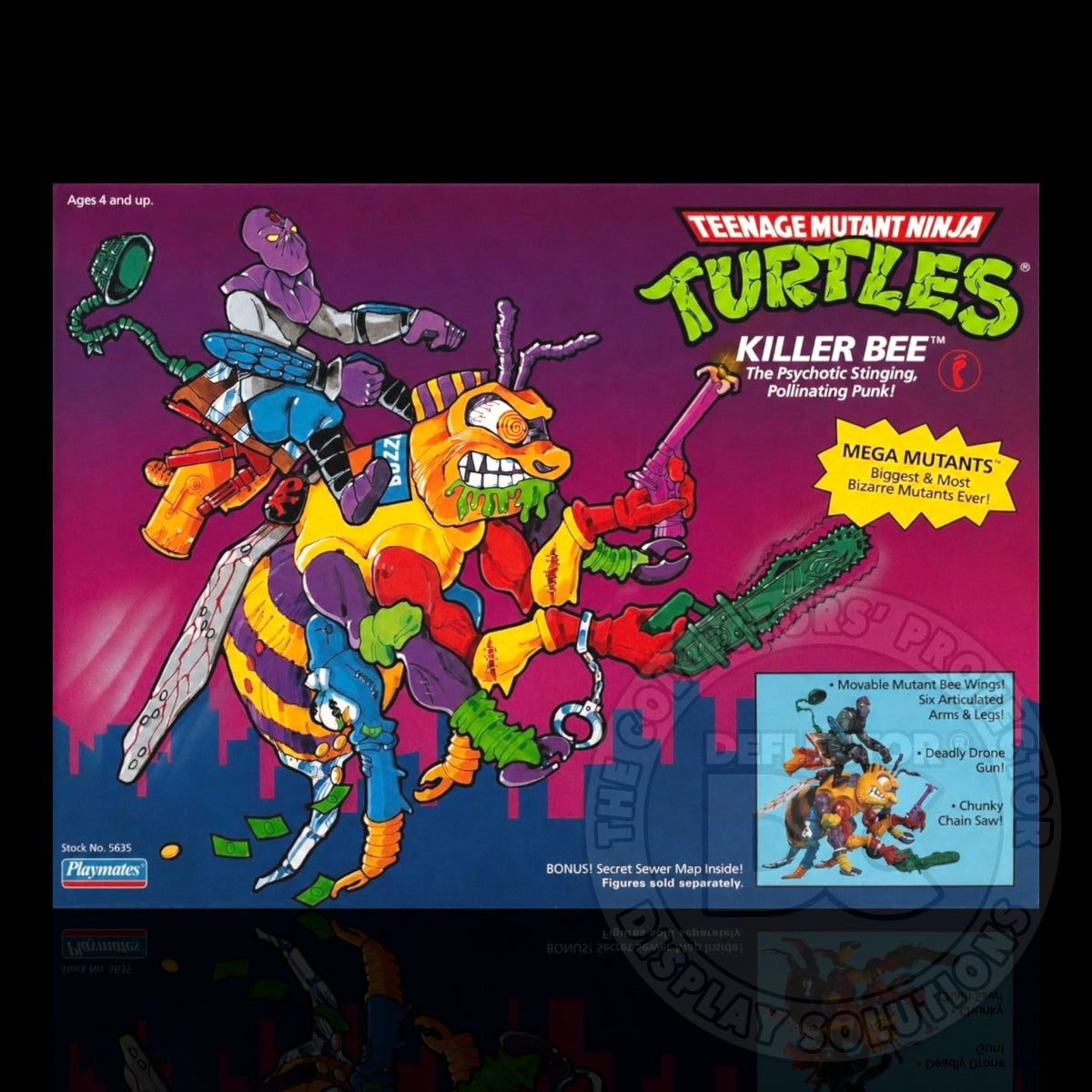 Teenage Mutant Ninja Turtles Killer Bee Figure Display Case