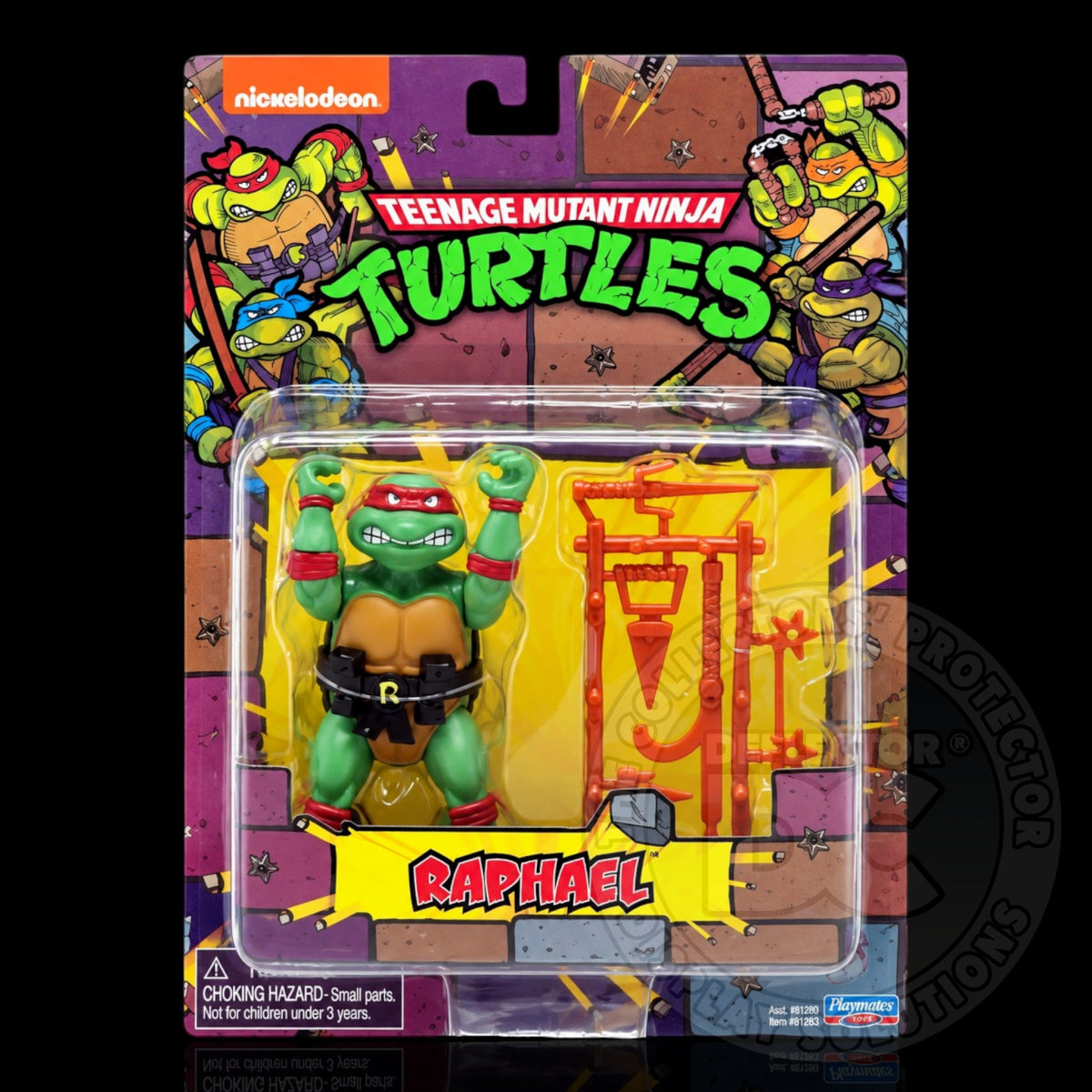 Teenage Mutant Ninja Turtles Retro Rotocast Figure Display