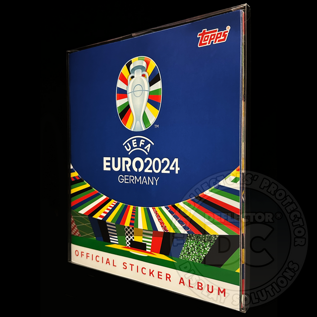 Topps Football Euro Official Sticker Album Display Case
