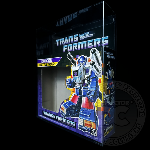 Transformers G1 Duocon Battletrap Figure Display Case