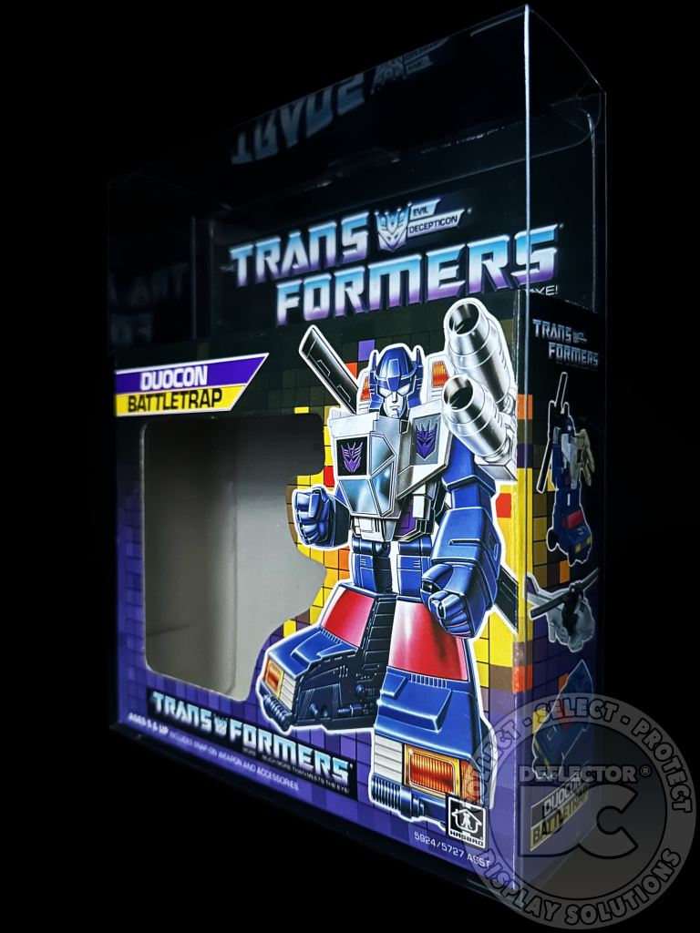 Transformers G1 Duocon Battletrap Figure Display Case