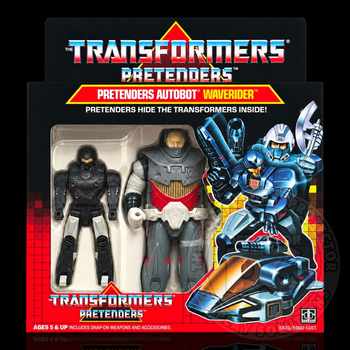 Transformers G1 Pretenders Autobot Waverider Display Case