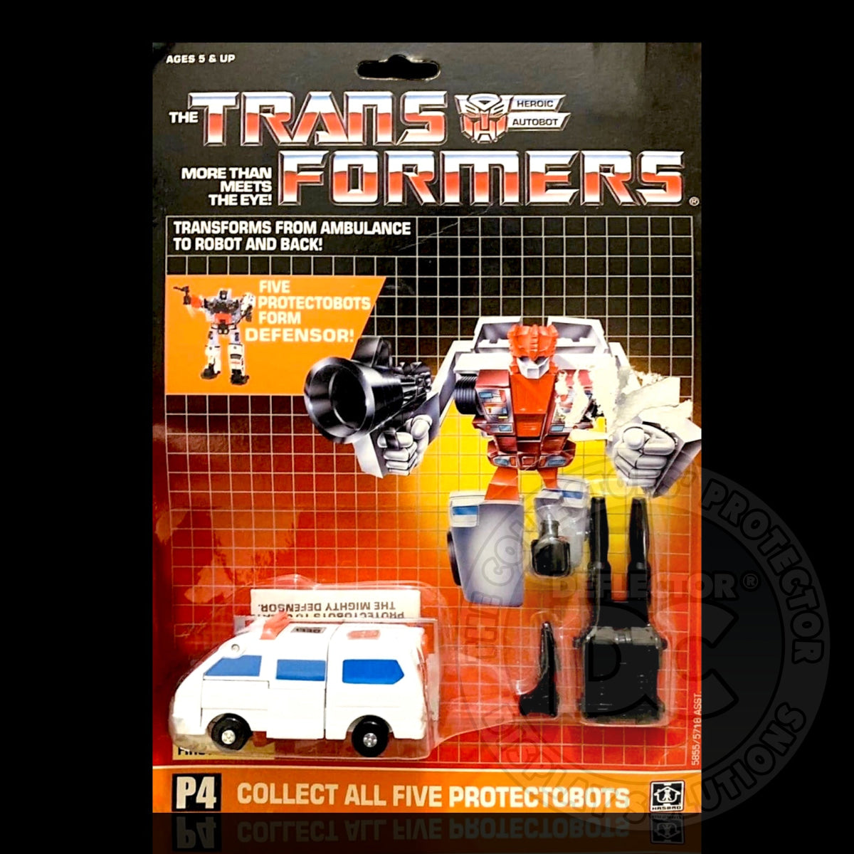 Transformers G1 Protectobot First Aid Figure Display Case