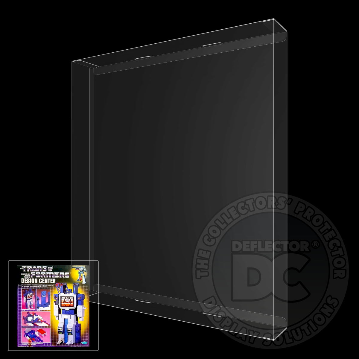 Transformers G1 Soundwave Design Centre Display Case
