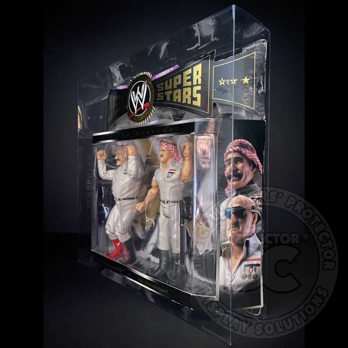 WWE Classic Super Stars 2 Pack Figure Folding Display Case