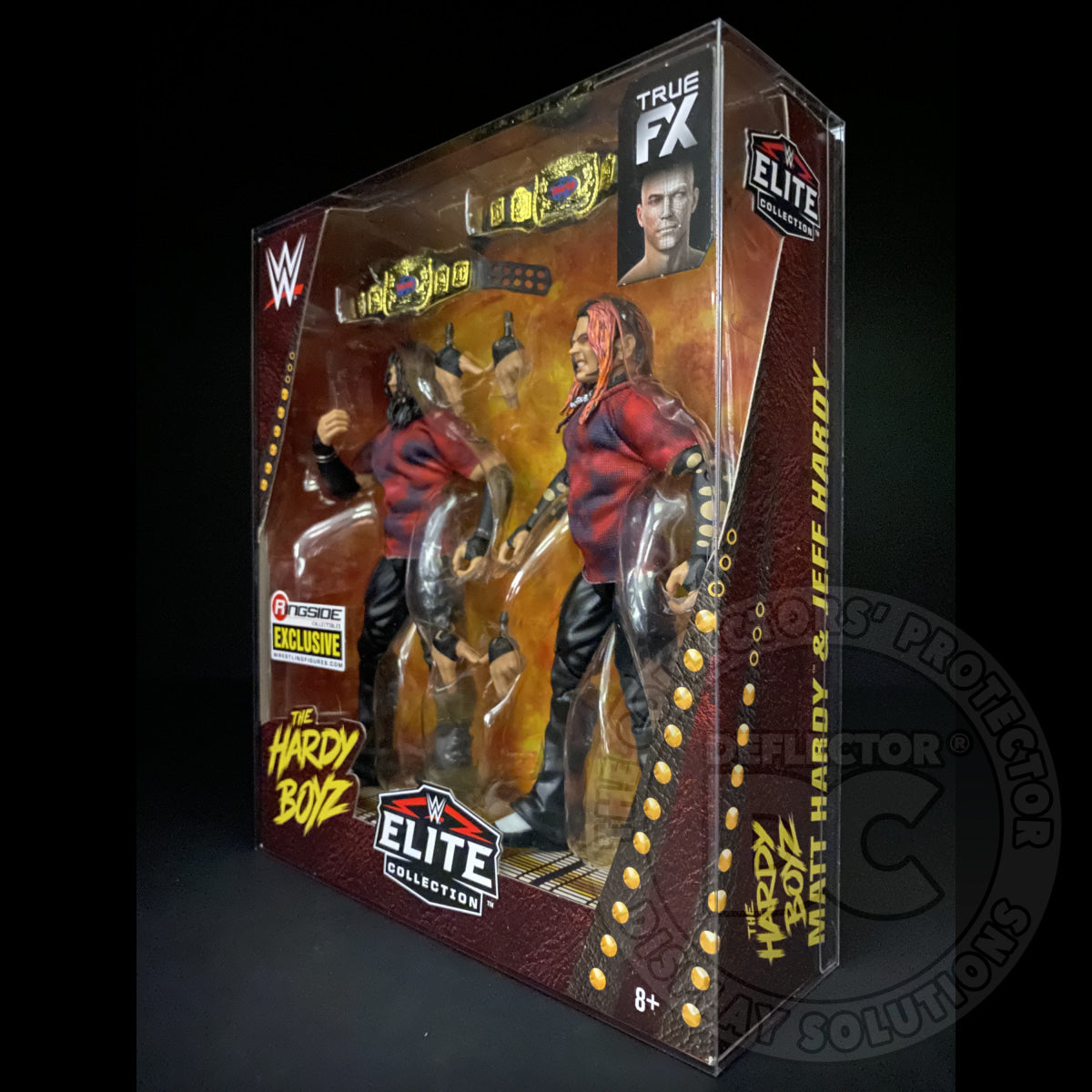 WWE Elite Collection Hardy Boyz Figure Folding Display Case