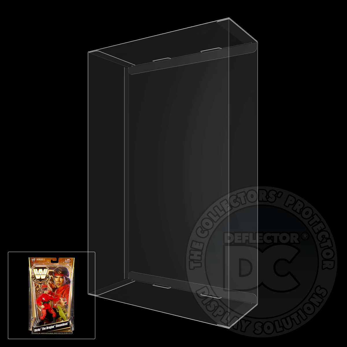 WWE Elite Collection Legends Series 1-3 Figure Display Case