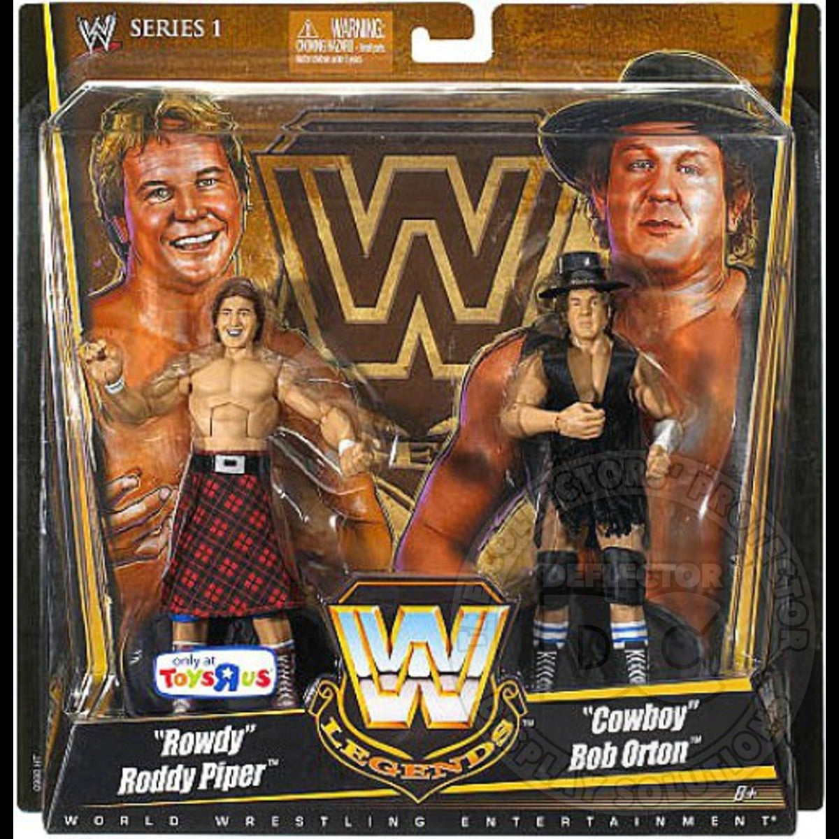WWE Legends Series 2 Pack Figure Folding Display Case