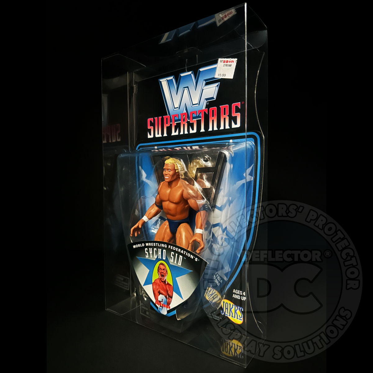 WWF Superstars Series 3 Figure Display Case