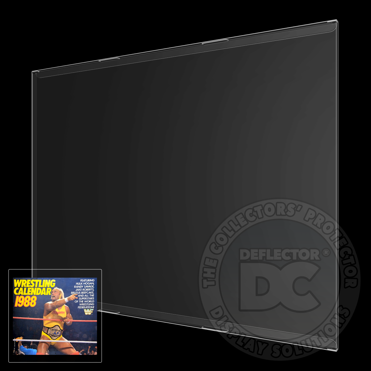 WWF Wrestling Calendar 1988 Display Case